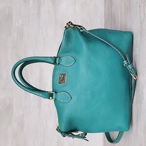 Dooney & Bourke Pebbled Leather Dillen Crossbody Satchel
